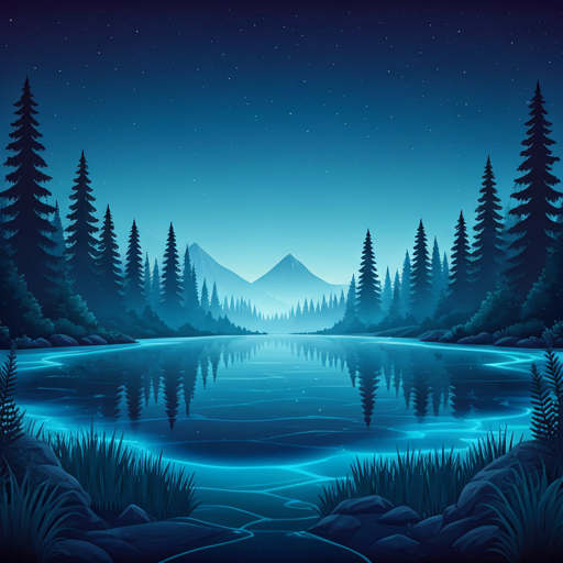 Misty forest